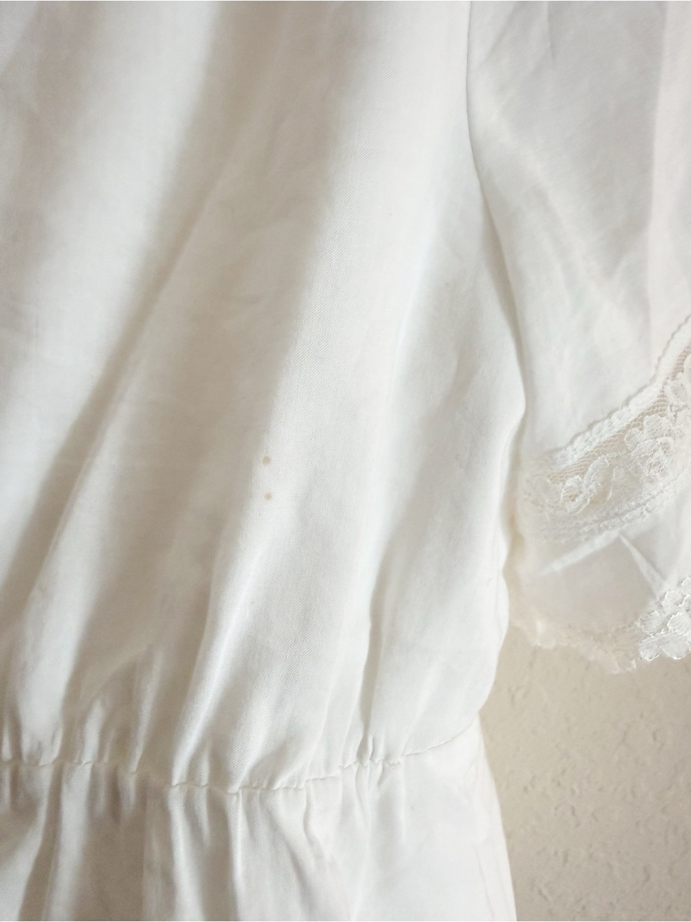 Refromation Margot White Front Tie Cottagecore Milkmaid Top Size XS - Picture 6 of 6